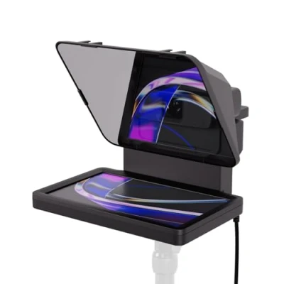 Obrázek Elgato Prompter Teleprompter mit integriertem Bildschirm für YouTube, Twitch, Zoom, Teams und mehr, unterstützt DSLR/Webcam/Smartphone, Drag&amp;Drop Monitoranzeige, funktioniert Mac/PC&amp;Stream Deck