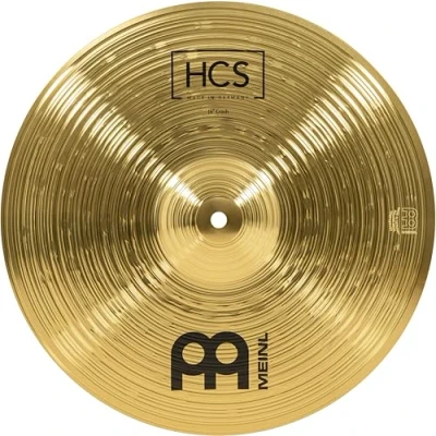 Obrázek Meinl Cymbals HCS Crash — 14 palců (Video) bicí nástroje činely (35,56 cm) mosaz tradiční povrchová úprava (HCS14C)