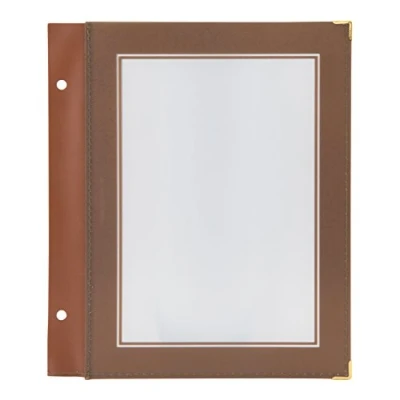 Obrázek Securit Wood Range pořadače pro Menús držák přidat CRT10 (5 ks), Hnědá, 10