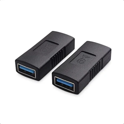 Obrázek Cable Matters Balení 2 ks USB spojky, 3. 0 propojka, A zdířka k zdířce adaptér invertní