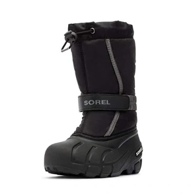 Obrázek Sorel Youth Flurry Unisex Zimní obuv pro děti, Velikost: 34, Black/city grey boty