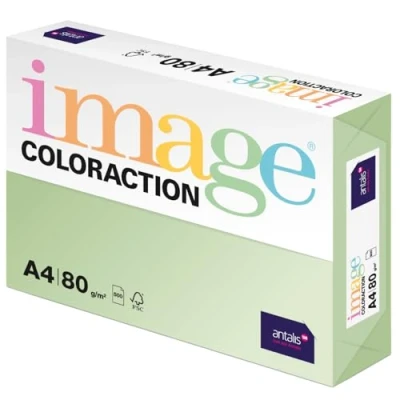 Obrázek Image Coloraction Jungle barevný papír do kopírky DIN A4, 210 x 297 mm, 80 g/m² pestrý, bezdřevý tiskárny pro 500 listů světle zelený