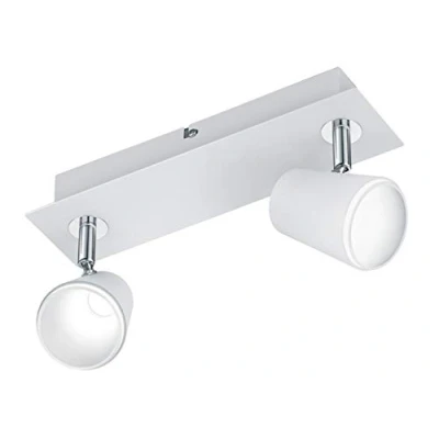 Obrázek Trio Leuchten LED bodové světlo Narcos 873170231, kov bílý matný, vč. 2x 6 Watt LED, 16. 0 x 28. 5 9. cm