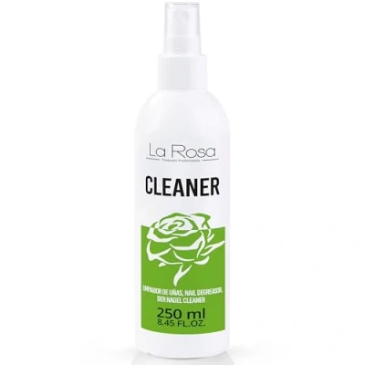 Obrázek LaRosa Nail CLEANER 250 ml SPRAY čistič nehtů odmašťovač pro lak na nehty, gelové nehty CLEANSER