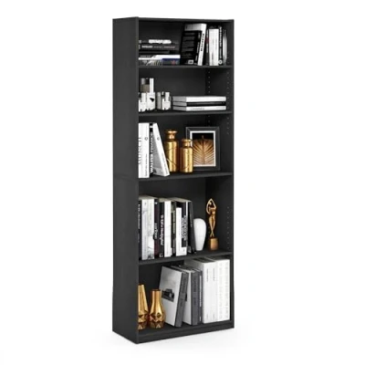 Obrázek Furinno JAYA Simply Home knihovna s 5 policemi, černá