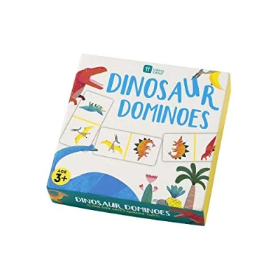 Obrázek Talking Tables Dino Dinosaur Dominoes Game, Papier, Dinodomino