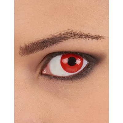 Obrázek Zoelibat Eyecatcher 84063141 597 barevné kontaktní čočky, 1 pár, na 12 měsíců, červená, karneval, masopust, Halloween