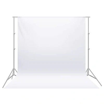 Obrázek NEEWER 6 x 9FT / 1,8 2,8M Fotostudio 100% čistý polyester skládací pozadí pro fotografie, video a televize (pouze pozadí), bílá