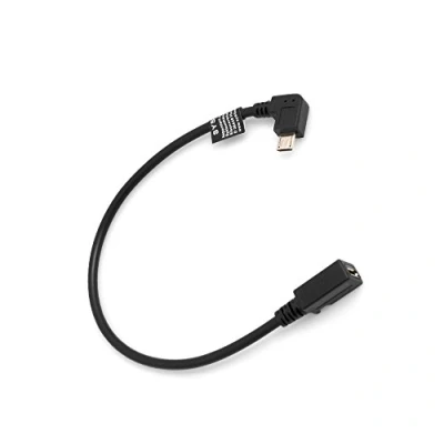 Obrázek System S Micro USB 90 vlevo ohnutý úhlový konektor K mikro zdířce datový Kabel nabíjecí cca 27 cm adaptéru podpory