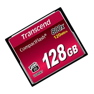 Obrázek Transcend 128GB CompactFlash 800 paměťová karta TS128GCF800