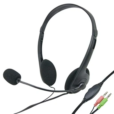 Obrázek Waytex 69114 sluchátka, Audio, Multimedia, mikro/, regulace hlasitosti Černá
