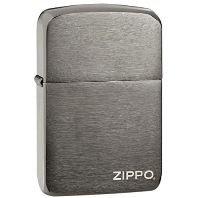 Obrázek Zippo Zapalovač 60001198 1941 benzínový zapalovač, mosaz, replica black ice, 1 x 3,5 5,5 cm