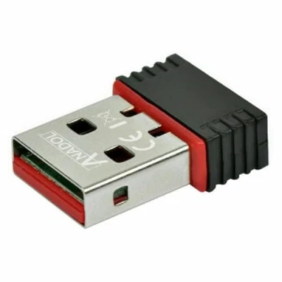 Obrázek Anadol Ixuss WiFi USB flash disk Gold Line s čipovou sadou Ralink RT5370, AWL150 150 Mbit/s 2,4 ghz Wi Fi adaptér, černý, kompatibilní Mac Windows Linux E2 Receiver Gigablue VU+ Octagon
