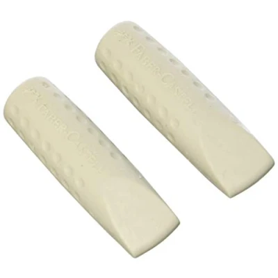 Obrázek Faber Castell Grip 2001 guma nástavec na tužku, 10 kusů, 5 červených a modrých