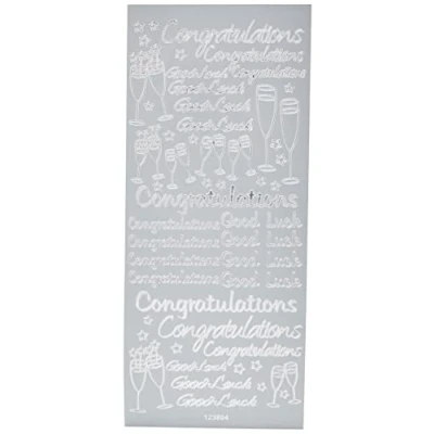 Obrázek OUTLINE Stickers Birthday Cupcake Silver