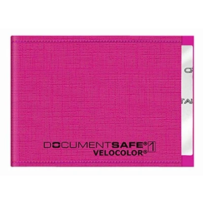 Obrázek VELOFLEX 3271371 pouzdro na karty Document Safe, kreditní karty, RFID/NFC ochrana, RFID blokátor, 90 x 63 mm, růžová, 1 kus