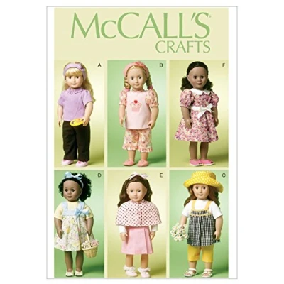 Obrázek McCall&#039;s Patterns M6800 A5 6 8 10 12 14 Misses&#039; Miss Petite Lined Coats, Belt and Detachable Collar Hood, Pack of 1, White
