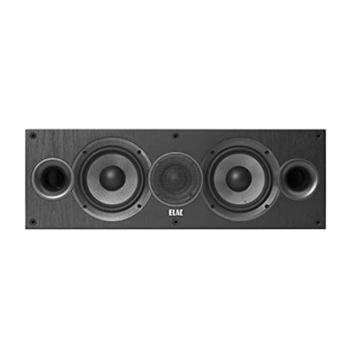 Obrázek ELAC Debut 2.0 Center reproduktor C5.2, pro přehrávání hudby přes stereo zařízení, 5.1 prostorový zvukový systém, vynikající zvuk a vysoce kvalitní design, dvoucestný reproduktor, černý