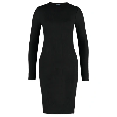 Obrázek Urban Classics Ladies RIB Dress Pletené šaty, Ženy, Velikost: Large, Black