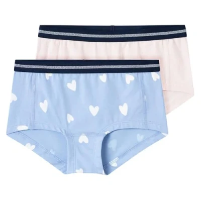 Obrázek Name it Nkfhipster Serenity Heart 2 PACK Boxerky pro děti, Velikost: 122/128,