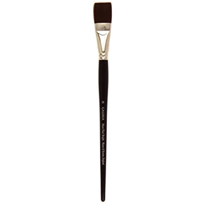 Obrázek Winsor &amp; Newton Akrylový štětec Galeria 5731028, ze syntetických vláken, ideální kontrola pro silnější nanášení barev, dlouhá rukojeť, plochý štětec, krátké štětiny č. 28, 30 mm
