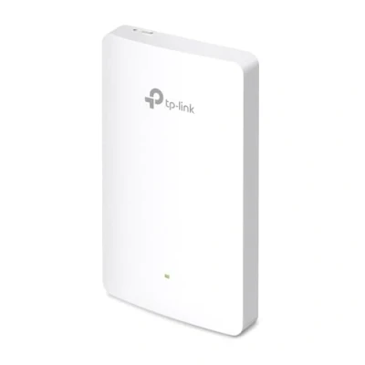 Obrázek TP Link EAP615 Wall AX1800 Dual Band Wi Fi 6 Accesspoint, 4 Gigabit Ports, 802.3af/at PoE, Ein Anschluss unterstützt PoE OUT (max. 13 W), Omada SDN