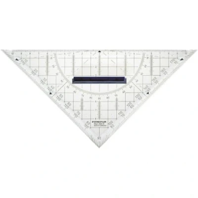 Obrázek STAEDTLER Mars 568 35 geometrický trojúhelník, 22 cm, plexisklo, čiré sklo