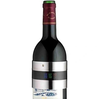 Obrázek Analogový teploměr na víno Clever&amp;More od WMF, ušlechtilá ocel Cromargan, pro červené, bílé, růžové víno, sekt, šampaňské