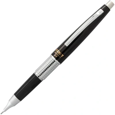 Obrázek Pentel P1037 A HB mechanická tužka Kerry kovové pouzdro, 0,7 mm, černá