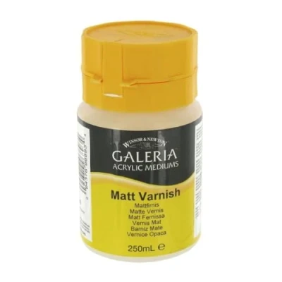 Obrázek Winsor &amp; Newton 3050802 Galeria Matter Firnis, 500 ml hrnec, matná ochranná vrstva na akrylových malbách