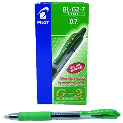 Obrázek Pilot G207 gelové pero 0,7 mm F 12 kusů zelené