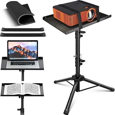 Obrázek CAHAYA Beamer stojan projektor držák multifunkční na laptop kamera s nastavitelnou výškou pro venkovní filmy, počítač CY0331 1