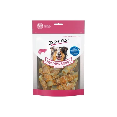 Obrázek DOKAS Rolky z hovězí kůže obalené kuřecím 250g