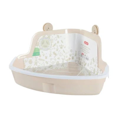 Obrázek Zolux rohová toaleta pro malá zvířata Velikost L: D 33 x Š 42 V 20,5 cm