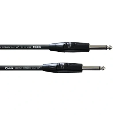 Obrázek CORDIAL kabel kytara jack 1,5 m INSTRUMENT Essentials Jacks pravý