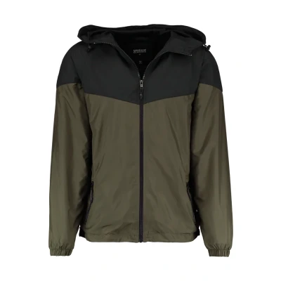 Obrázek Urban Classics TONE TECH Větrovka, Muži, Velikost: XXL, Black/dark olive