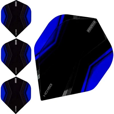 Obrázek abcdarts Unisex Pentathlon Hd150 Xwing Dart Flights, modrá, klasická EU