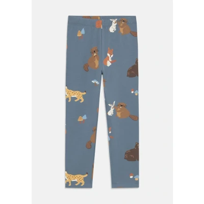 Obrázek Lindex Forest Unisex Legíny kalhoty pro děti, Velikost: 98, Dark dusty blue