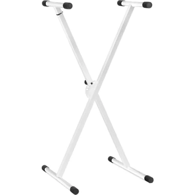 Obrázek Classic Cantabile X Keyboard stojan (výškově nastavitelný v 5 stupních, skládací, rozložitelný, stabilní) bílý