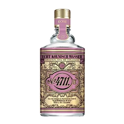 Obrázek 4711® Pravá kolínská voda I Floral Collection ROSE Eau de Cologne květinová nová interpretace ikony romantická žena jemná 100 ml přírodní sprej s rozprašovačem