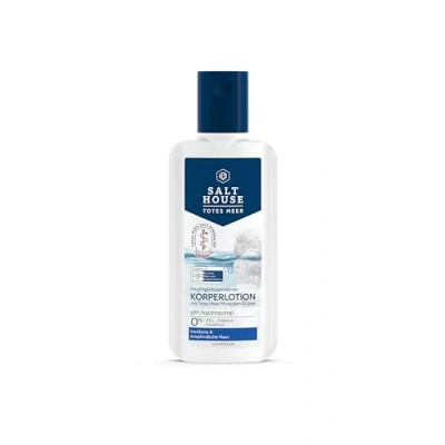 Obrázek Salthouse Tělové mléko z Mrtvého moře, dodává intenzivní hydrataci, stabilizuje bariérovou funkci pokožky, s ureou, panthenolem, vitaminem E a Q10, 250 ml