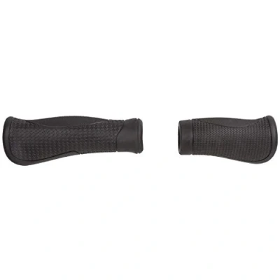 Obrázek M Wave Rukojeti Cloud Base 2 S, gripy na kolo, protiskluzová rukojeť řídítek, tříkomponentová směs, ergonomická pro MTB, cestovní jízdní skládací kola, městská 130/95 mm