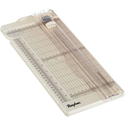 Obrázek Rayher 50046000 řezačka papíru / stroj na skládání papíru, délka řezu do 30,5 cm, se závěsným zařízením, řeže nebo skládá až 5 listů (80 g/m2)