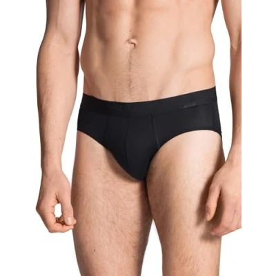 Obrázek Calida Pánské Activity Cotton Midislip z bavlny s elastickým pasem Slip, černá