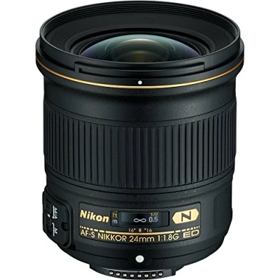 Obrázek Nikon AF S Nikkor 24mm 1:1. 8G ED objektiv (72 mm závit filtru) pro bajonet F černý