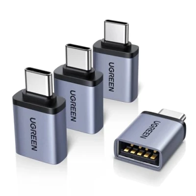 Obrázek UGREEN adaptér USB C na (4 kusy) 10Gbps Handy OTG Thunderbolt 4/5 kompatibilní s iPhone16 15 série MacBook Pro M4 Mac mini Galaxy S25 atd.