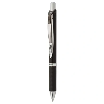 Obrázek Pentel EnerGel Document BLP77 AX gel roller, černý, šíře čáry 0,7 mm, tiskový mechanismus, znovu naplnitelný, voděodolný, světlostálý inkoust odolný vůči dokumentům podle ISO 27668 2