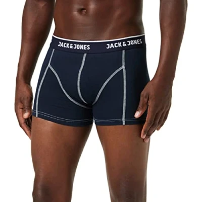 Obrázek JACK &amp; JONES Pánské boxerky JACSIMPLE Trunks Noos Boxerky. s Modrá (navy blazer)