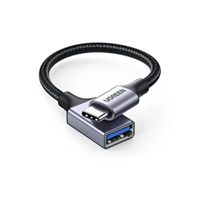 Obrázek UGREEN Adapter USB C auf OTG kompatibel mit iPhone 16 15 Serie iPad Pro 2021 MacBook Pro,Galaxy S24/S23 Serie,Note 20 Ultra,Tab S6 lite,Huawei P70 Series(Grau)