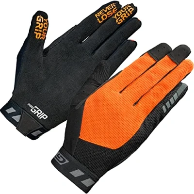 Obrázek GripGrab Vertical InsideGrip Langfinger Profi MTB rukavice nepolstrované protiskluzové celoprstové cyklistické